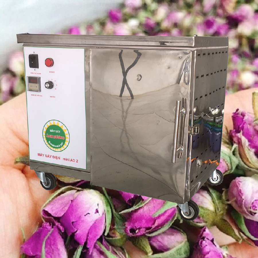 Tác dụng của trà hoa hồng và Cách sấy trà hoa hồng bằng máy sấy đa năng ánh dương